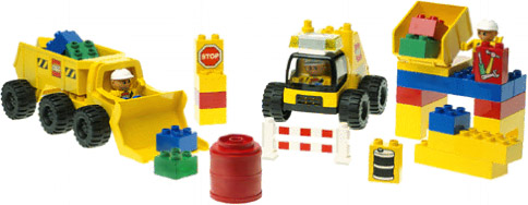 LEGO Big Wheels Road Worker Set (2814)