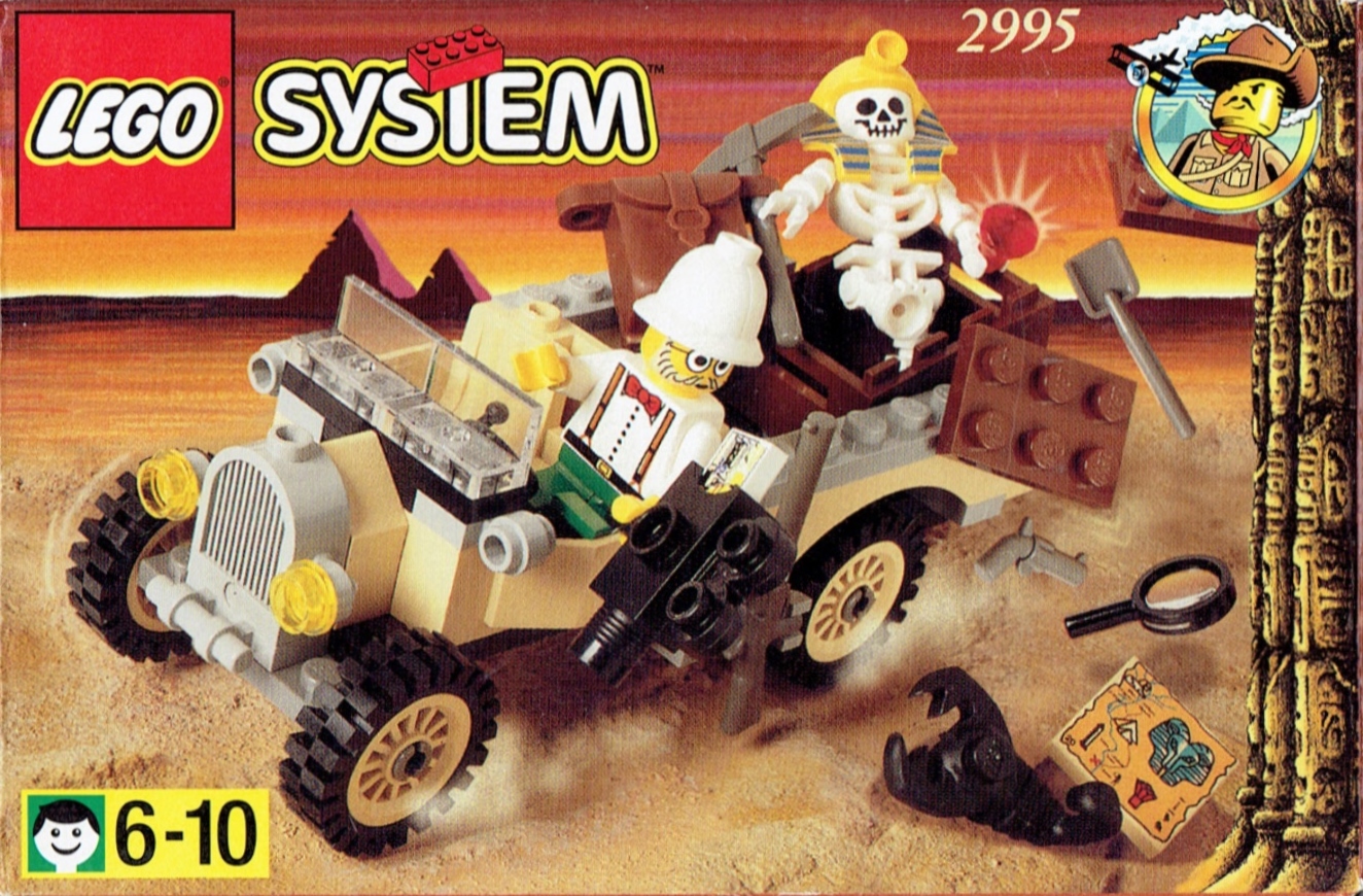 LEGO Adventurers Car & Skeleton (2995)