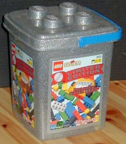 LEGO 25th Anniversary Silver Bucket (3025)