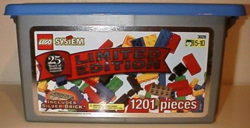 LEGO 25th Anniversary Silver Tub (3026)