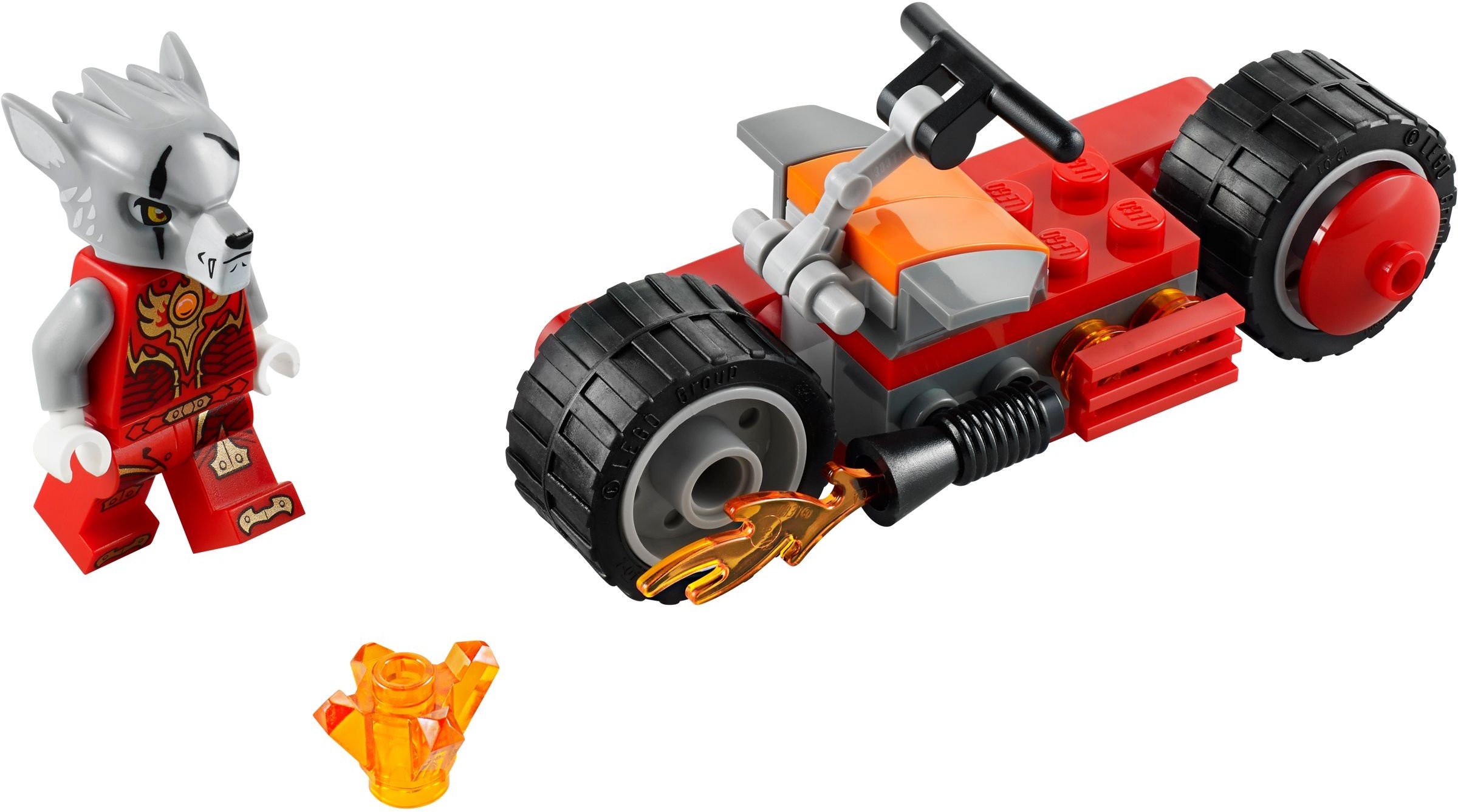 LEGO La Moto Flamígera de Worriz (30265)