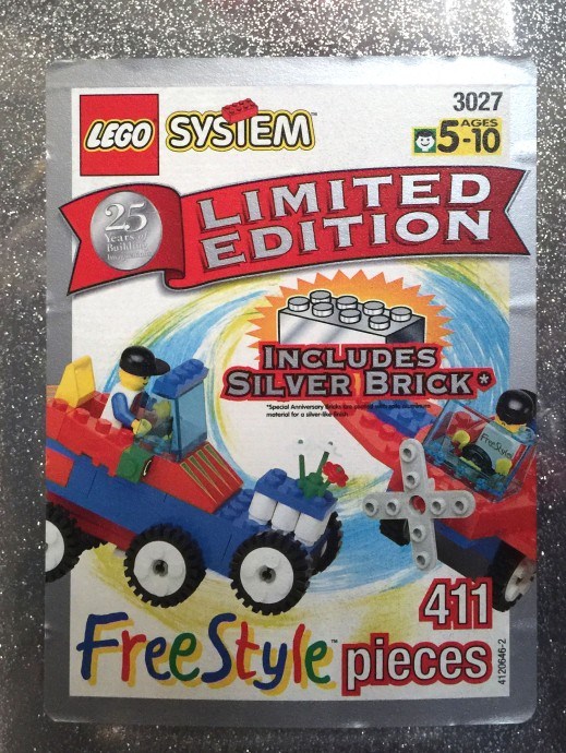 LEGO 25th Anniversary Silver Bucket (3027)