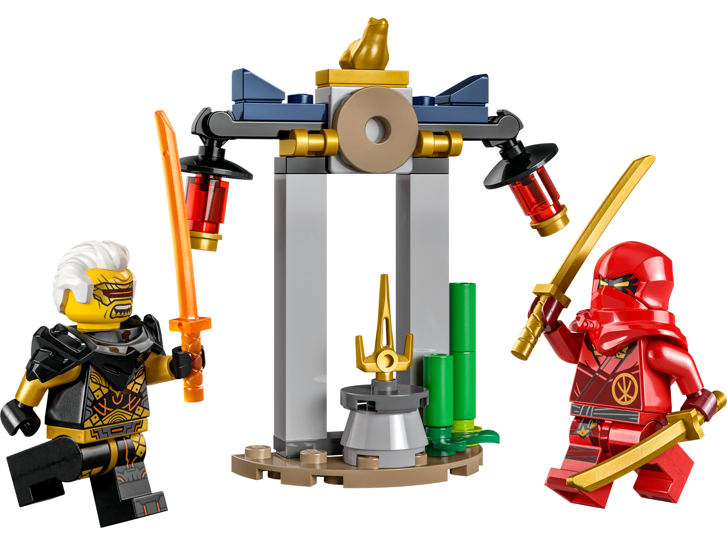 LEGO Batalla en el Templo entre Kai y Rapton & Campo de Entrenamiento del Torneo (30650)