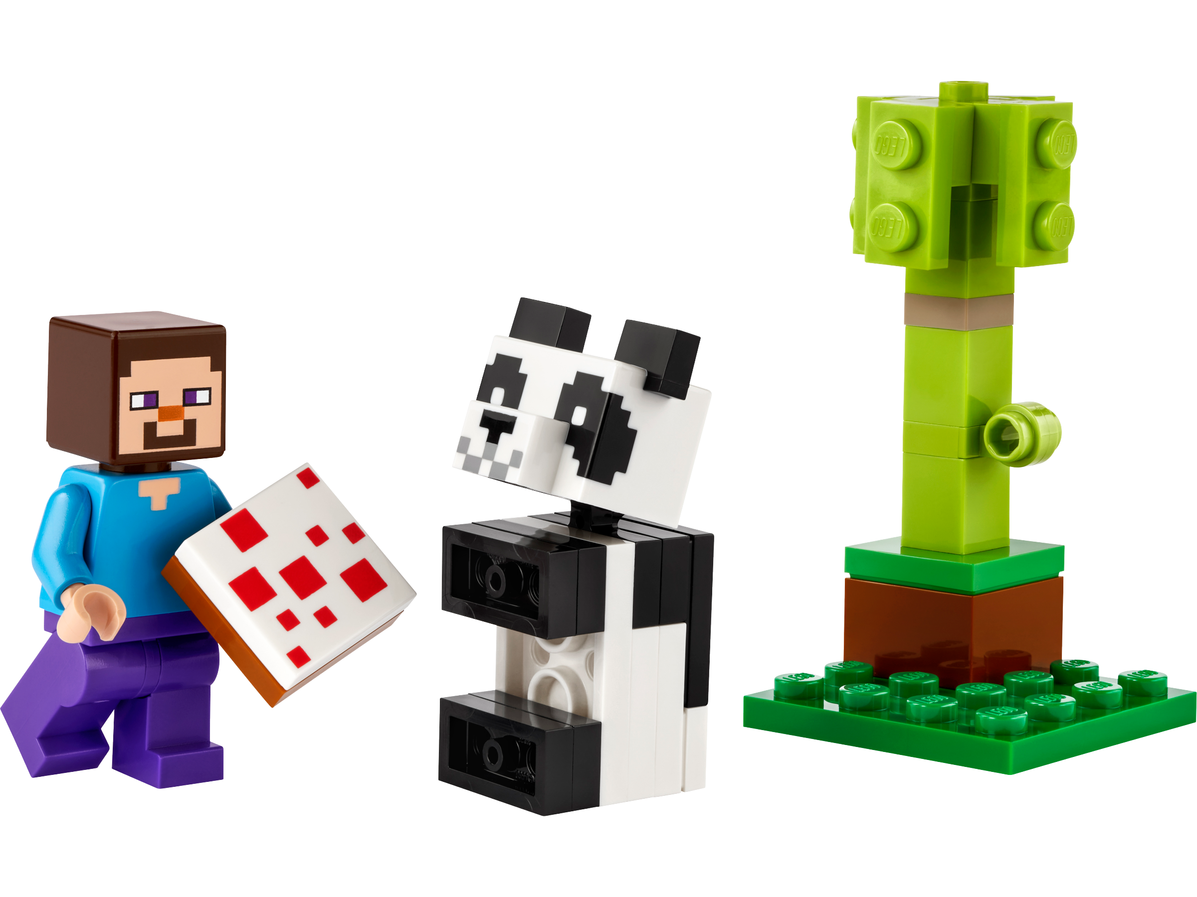 LEGO Steve and Baby Panda (30672)