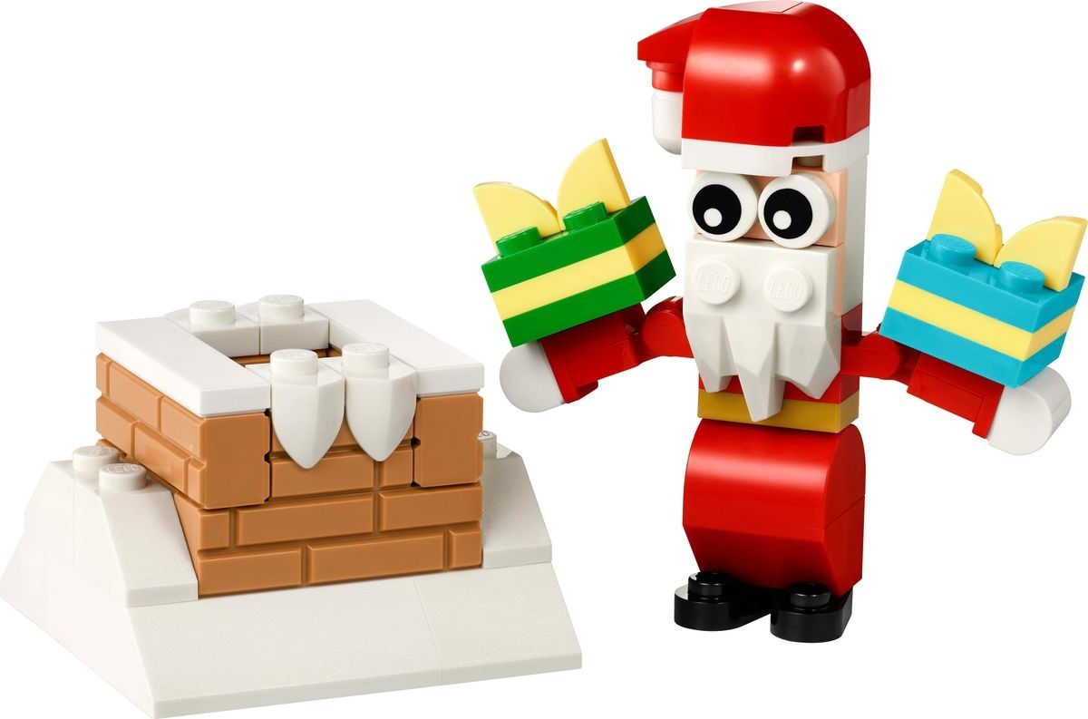 LEGO Chimenea Navideña con Papá Noel (30692)