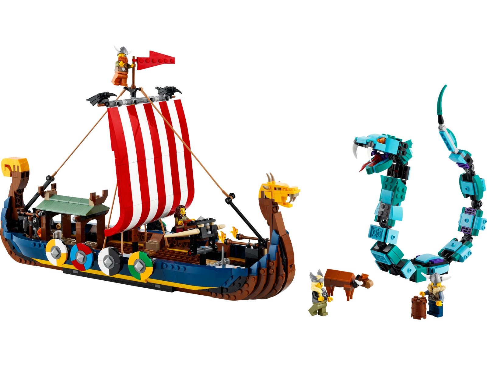 LEGO Barco Vikingo y Serpiente Midgard (31132)