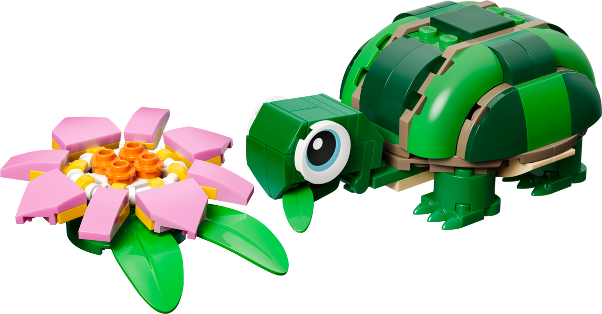 LEGO Tortuga con Flor de Nenúfar (31377)