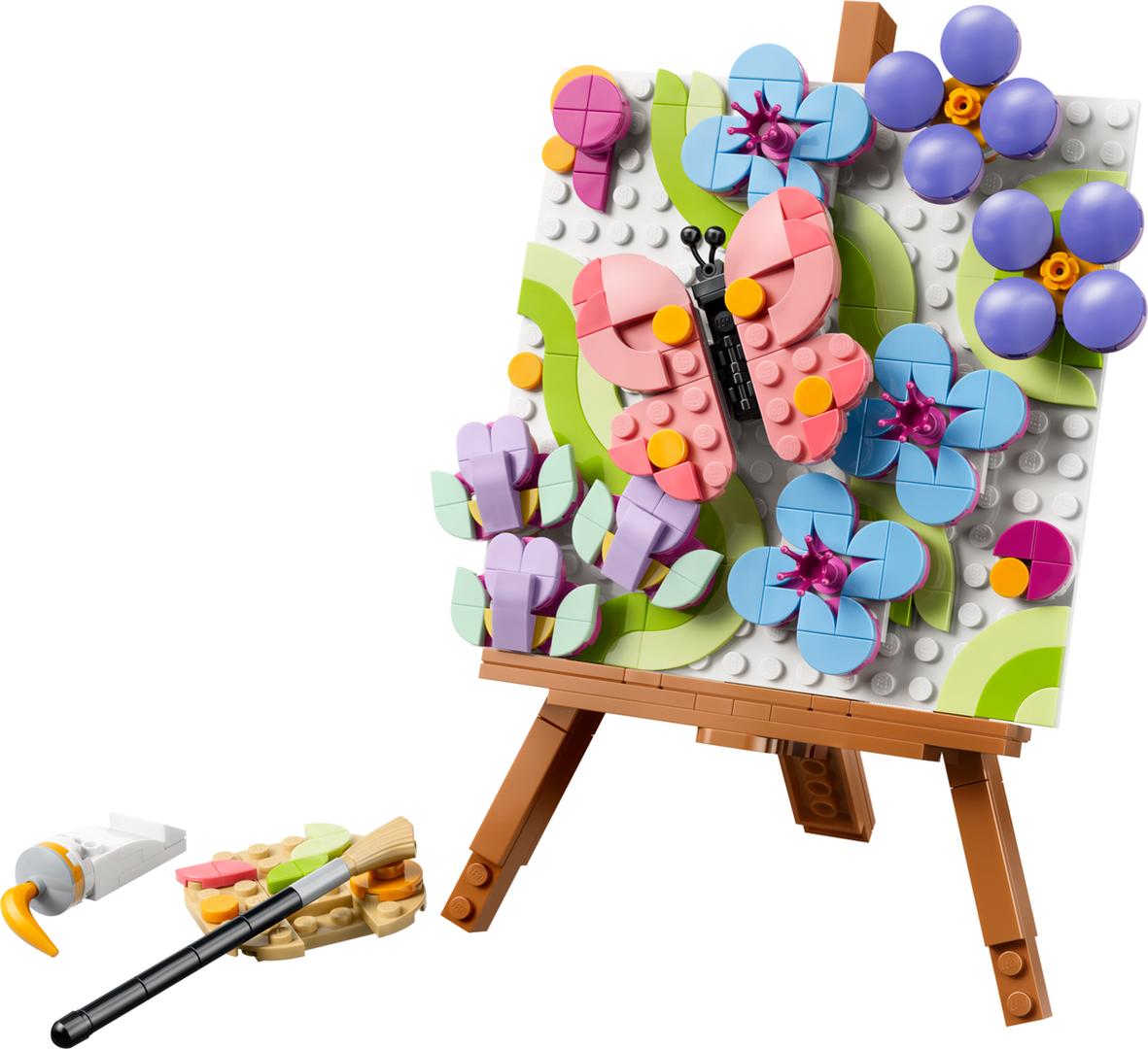 LEGO Pintura Decorativa de Arte Floral (31390)
