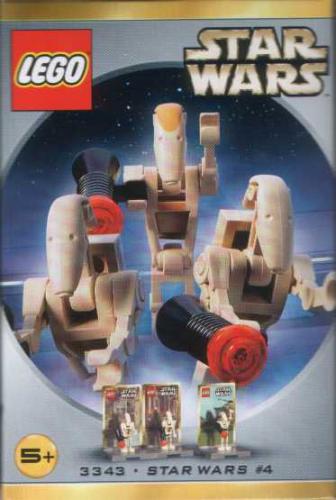 LEGO Star Wars #4 - Battle Droid Minifig Pack (3343)