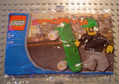 LEGO Skateboarder Bill Chupa Chups Promotional (3389)