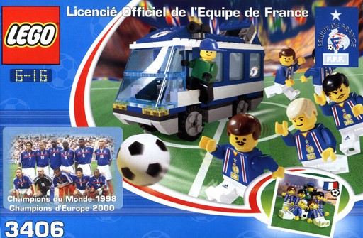 LEGO Equipe de France Team Bus (3406-2)