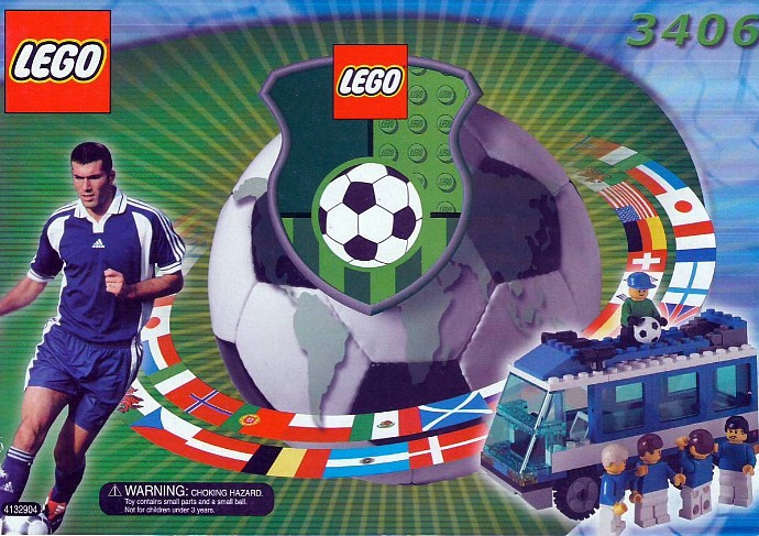 LEGO Team Bus (White) (3406-3)