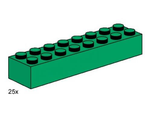 LEGO 2 x 8 Dark Green Bricks (3466)