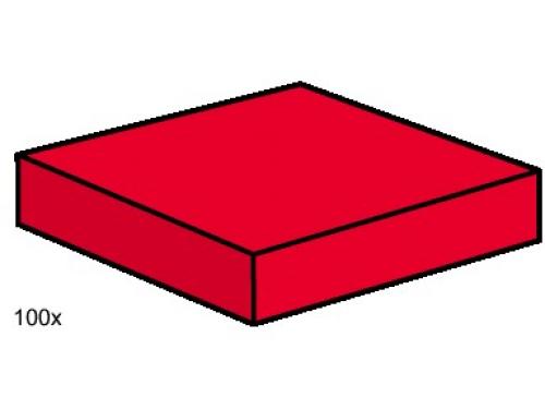 LEGO 2 x 2 Red Smooth Tiles (3494)