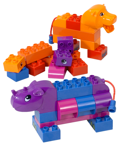 LEGO Rhino and Lion (3514)