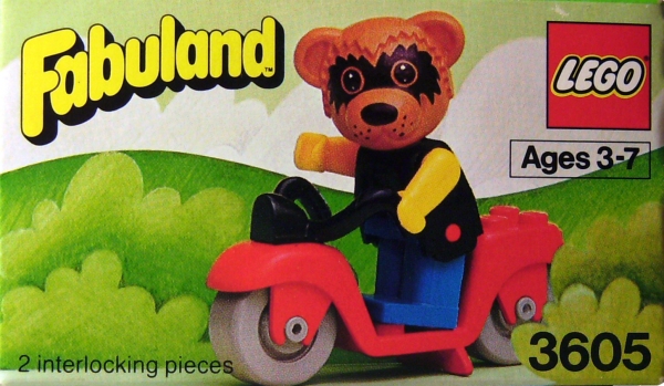 LEGO Ricky Racoon and his Scooter (3605)
