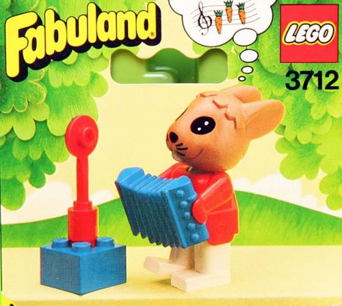 LEGO Robby Rabbit and Accordion (3712)