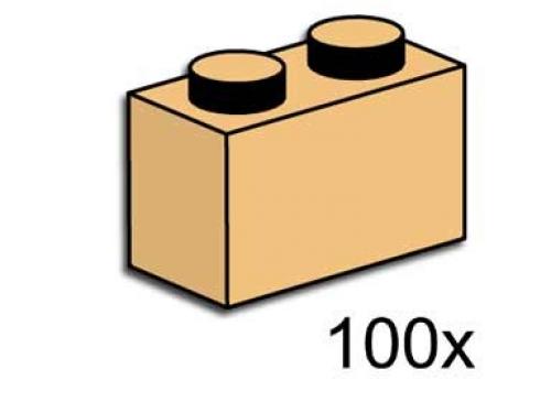 LEGO 1 x 2 Brick Tan (3727)