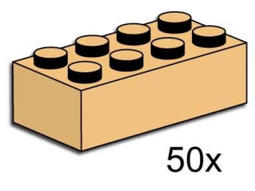 LEGO 2 x 4 Tan Bricks (3730)