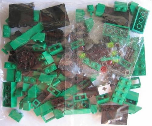 LEGO Locomotive Green Bricks (3744)