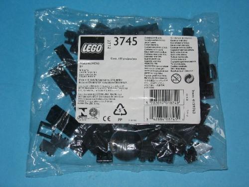 LEGO Locomotive Black Bricks (3745)