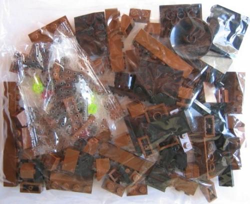 LEGO Locomotive Brown Bricks (3746)