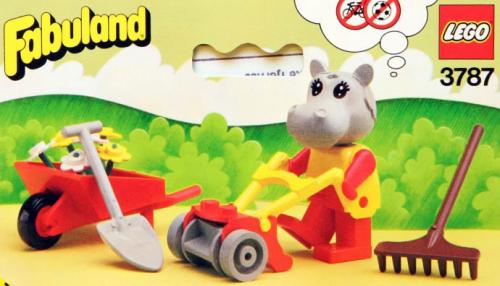 LEGO Hannah Hippopotamus, Gardener (3787)