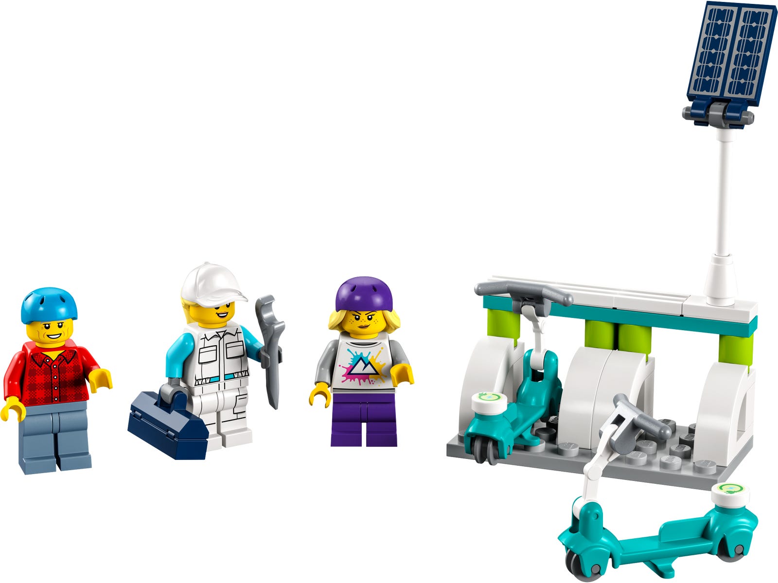 LEGO Patinetes Eléctricos y Estación de Carga (40526)