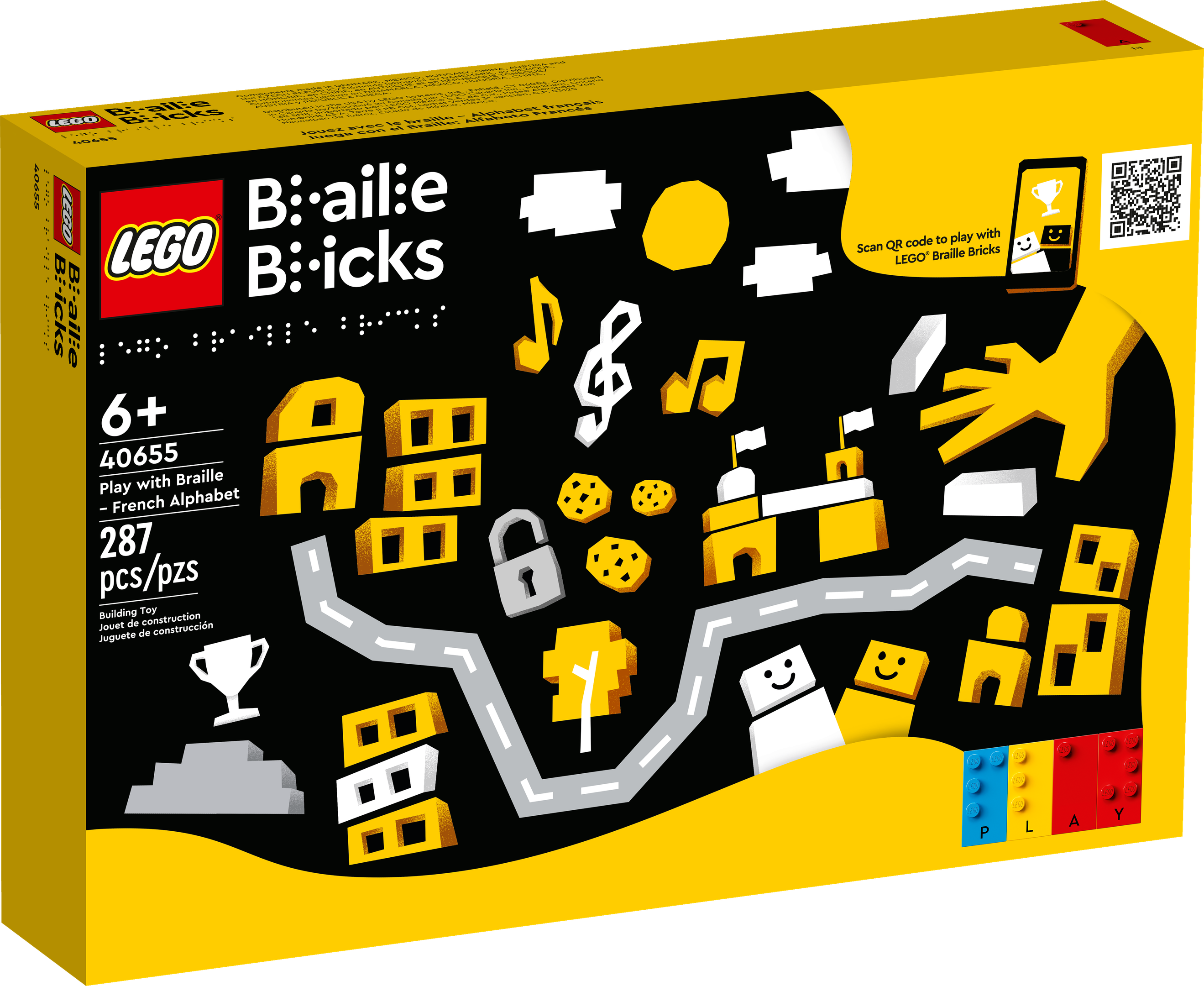 LEGO Juega con el Braille: Alfabeto Francés (40655)
