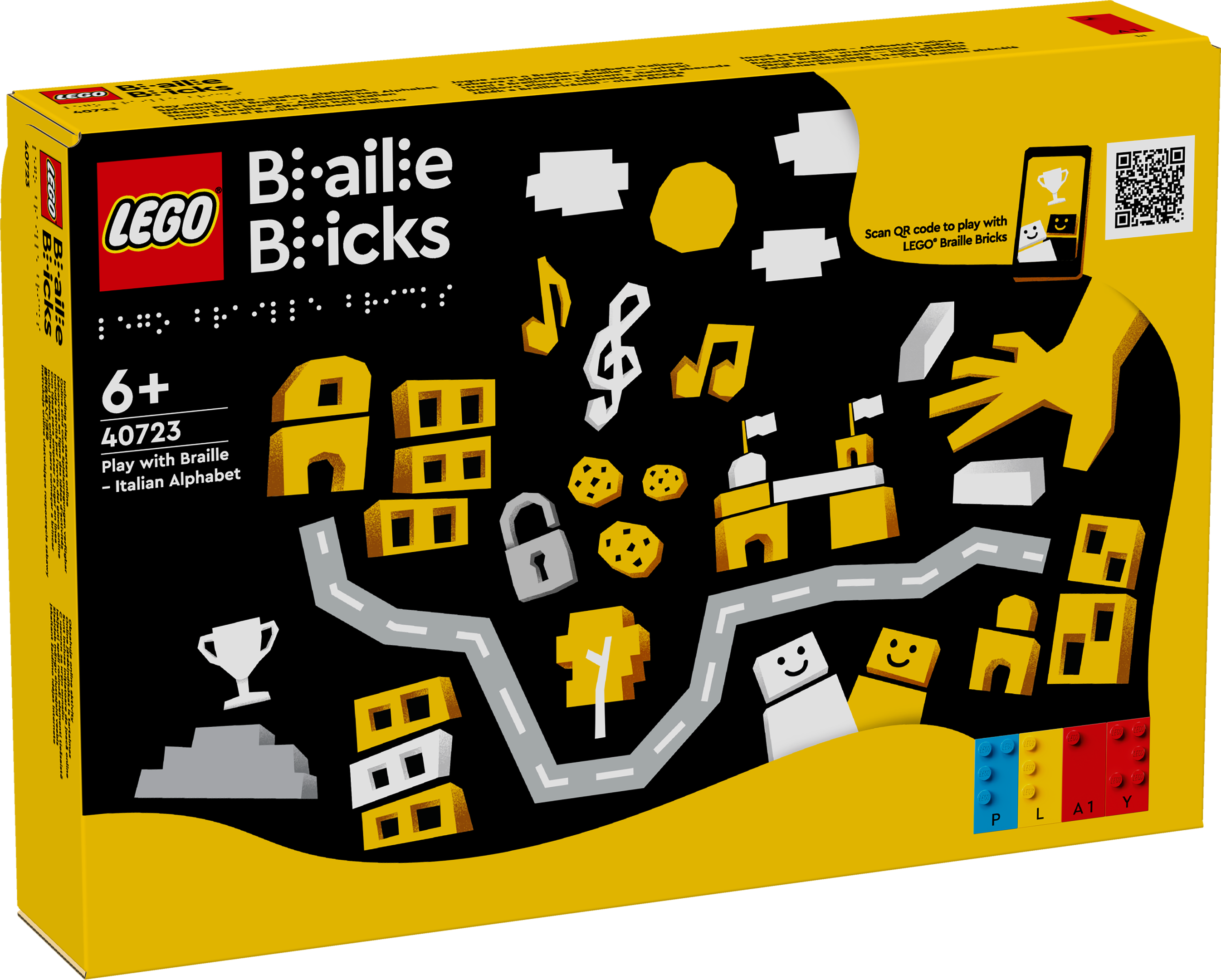 LEGO Juega con el Braille: Alfabeto Italiano (40723)