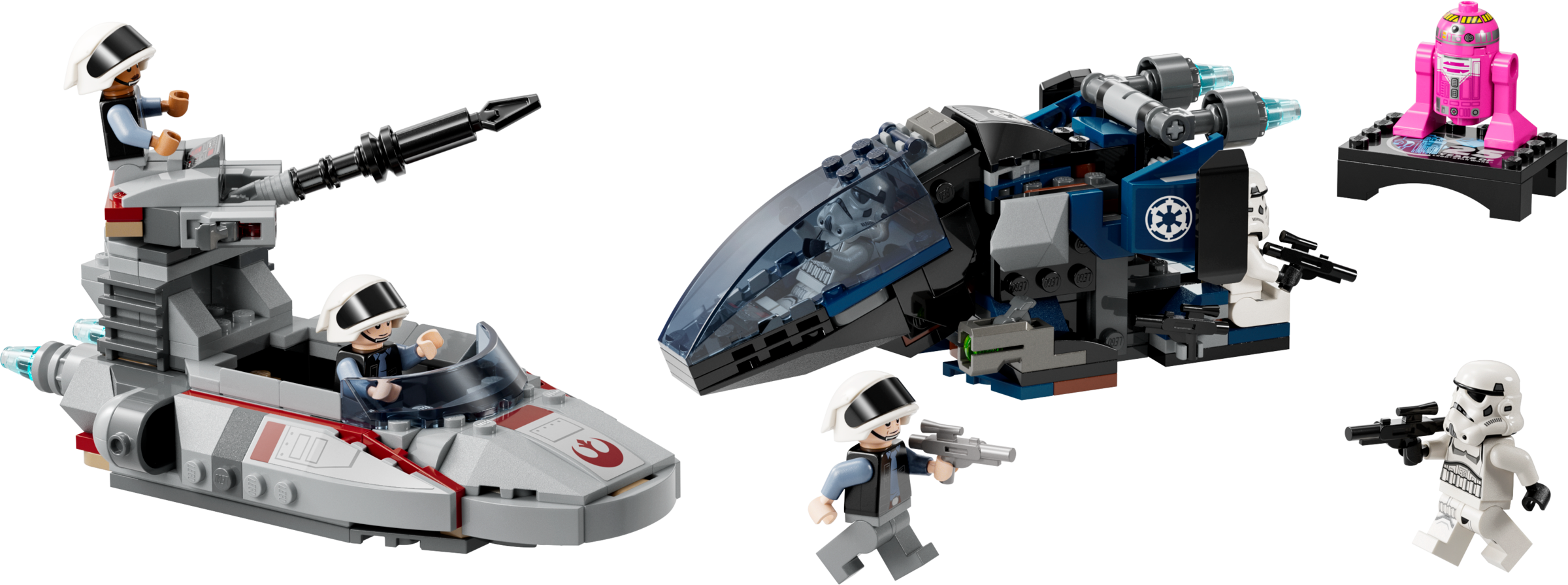 LEGO Nave de Descenso Imperial vs. Speeder de Exploración Rebelde (40755)