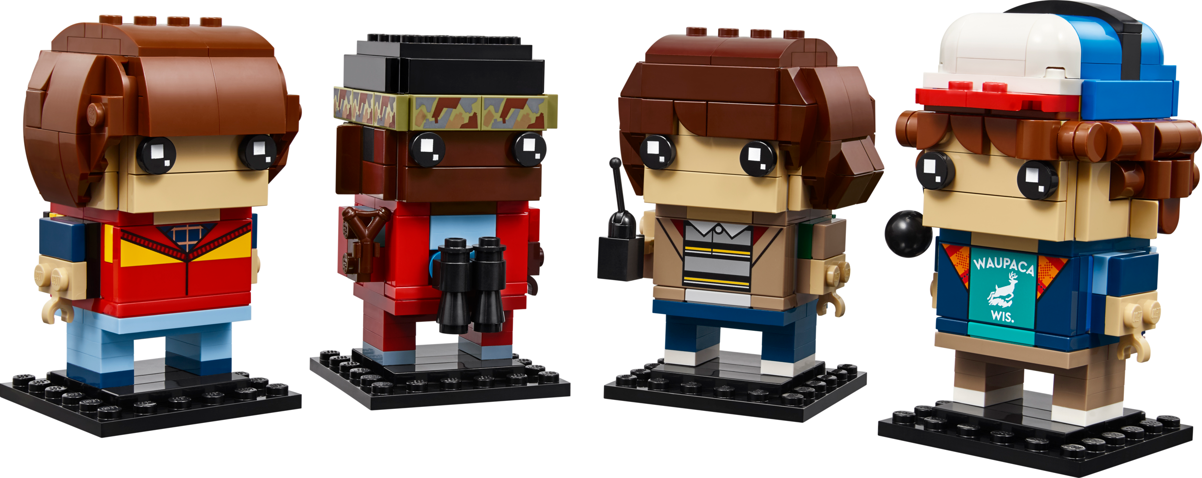 LEGO Figuras de Mike, Dustin, Lucas y Will (40801)