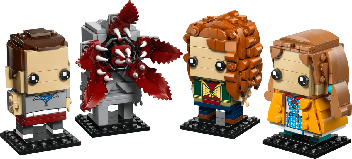 LEGO Figuras de Once, Max, Demogorgon y Holly (40879)