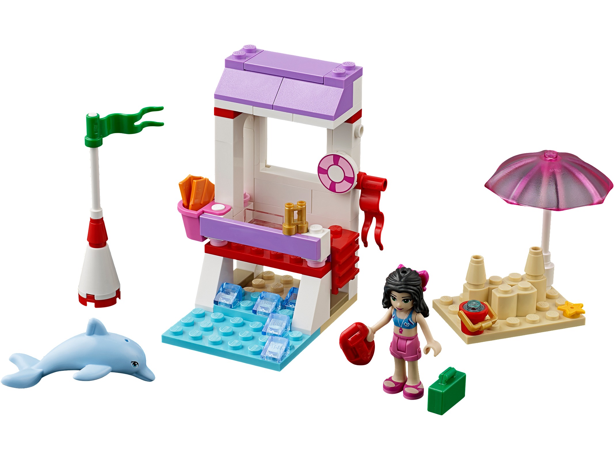 LEGO El Puesto de Socorrista de Emma (41028)