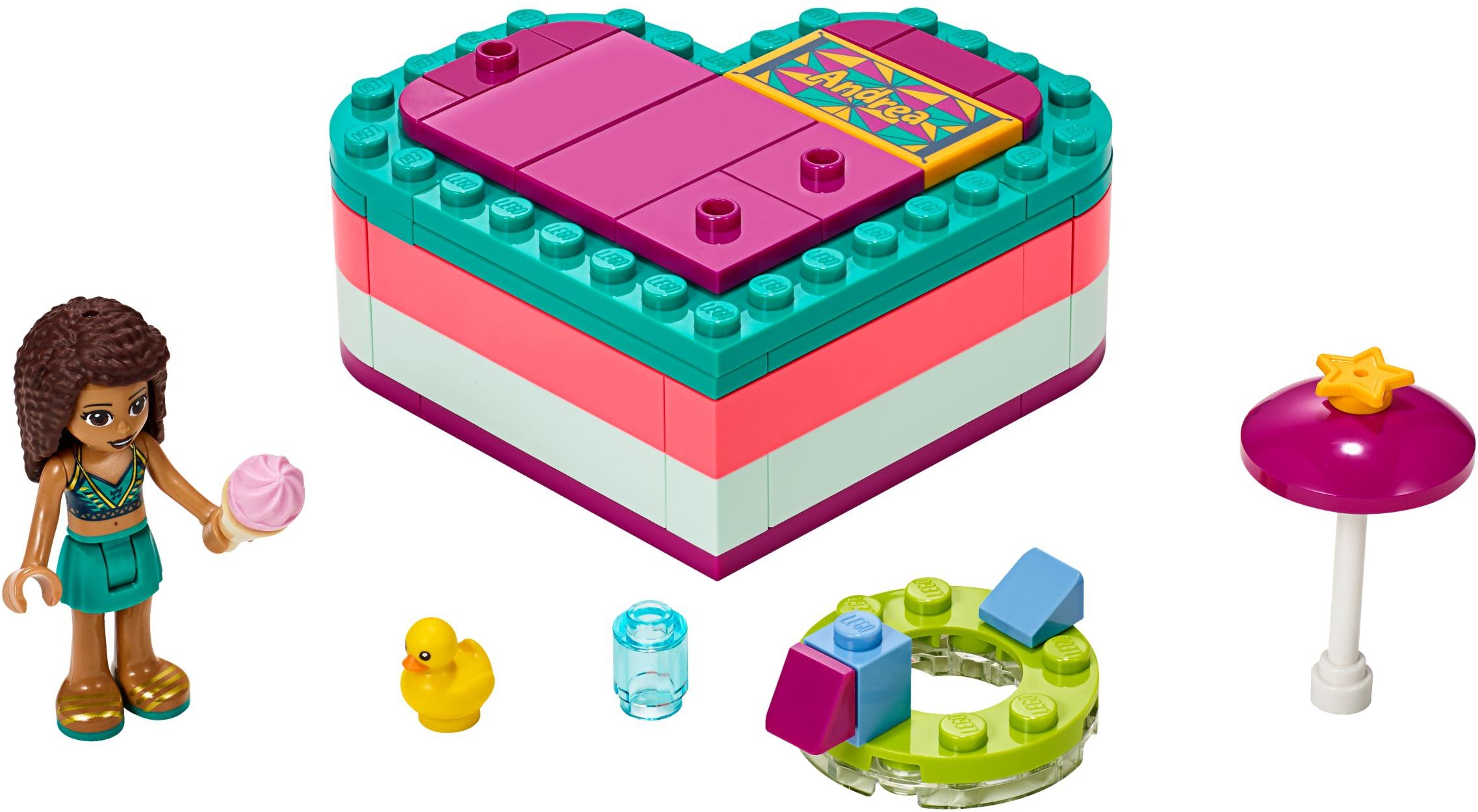 LEGO Andrea's Summer Heart Box (41384)