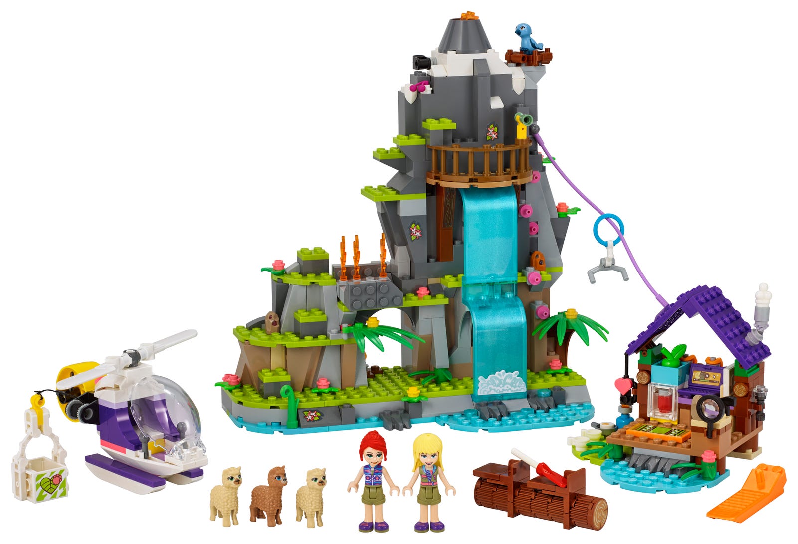 LEGO Rescate en la Jungla Montañosa de la Alpaca (41432)