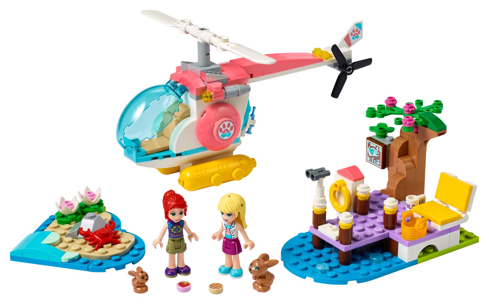 LEGO Helicóptero de Rescate de la Clínica Veterinaria (41692)