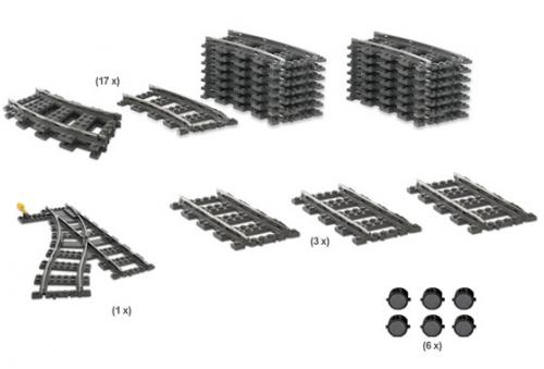 LEGO 9V Train Switching Track Collection (4206)
