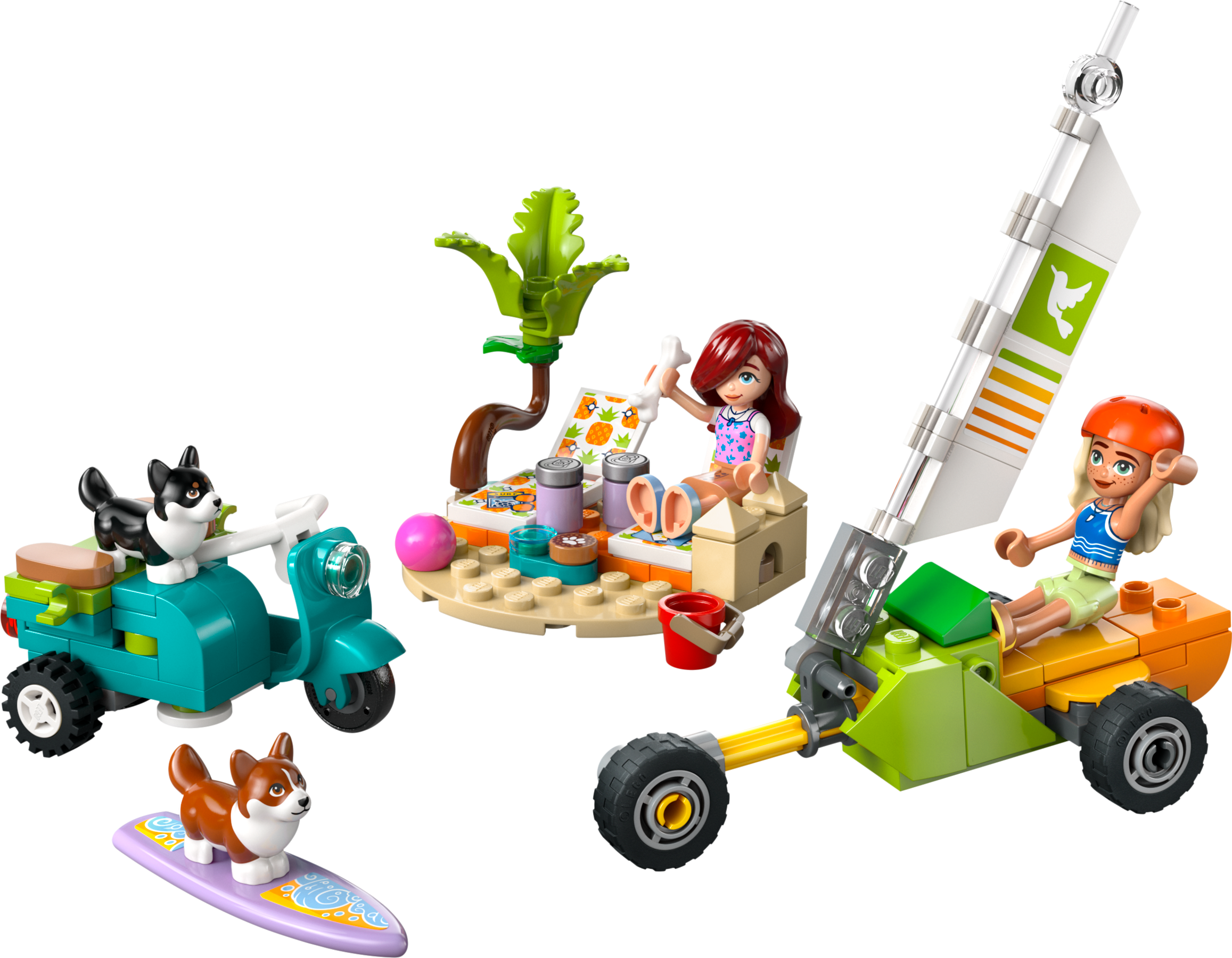 LEGO Mascotas Surferas y Aventura sobre Ruedas (42641)