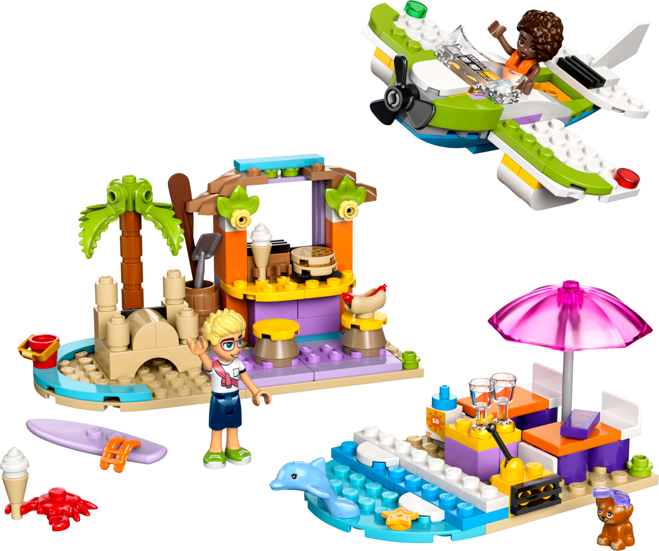 LEGO Playa Creativa y Maleta de Viaje (42672)