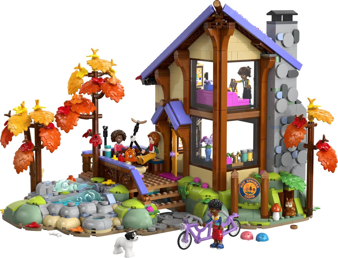 LEGO Acogedora Cabaña Otoñal en el Bosque (42705)