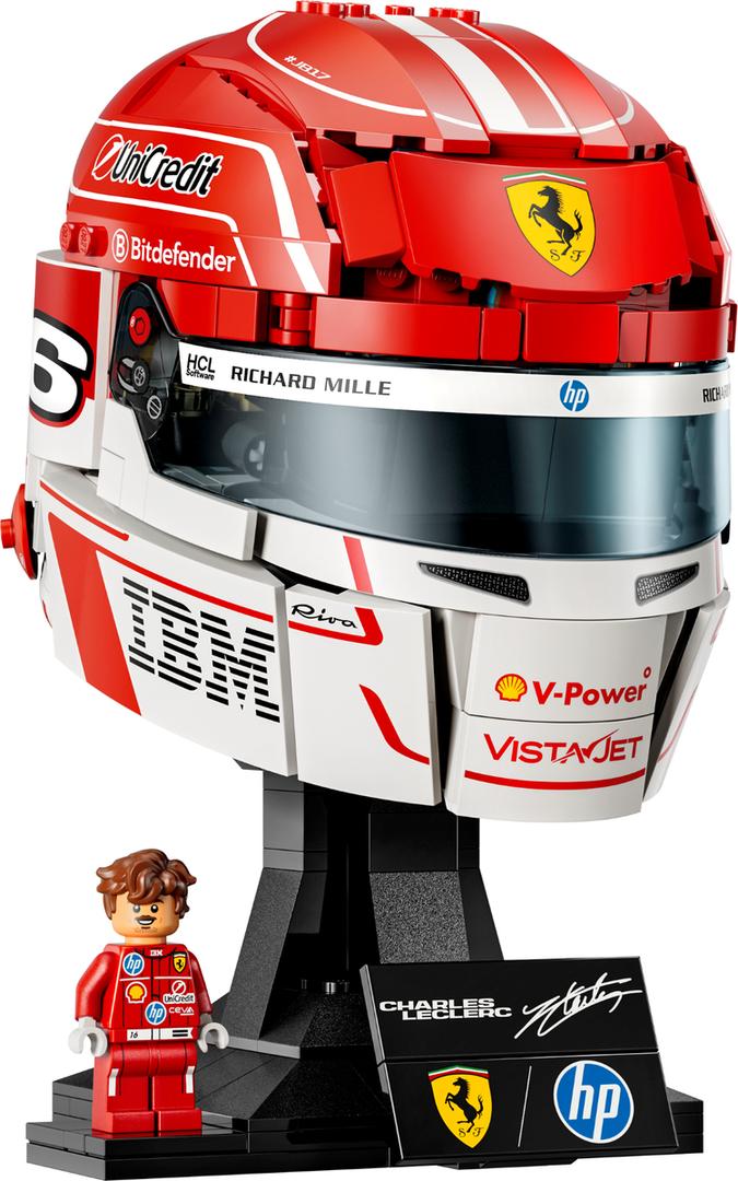 LEGO Scuderia Ferrari HP: Casco de Charles Leclerc (43014)