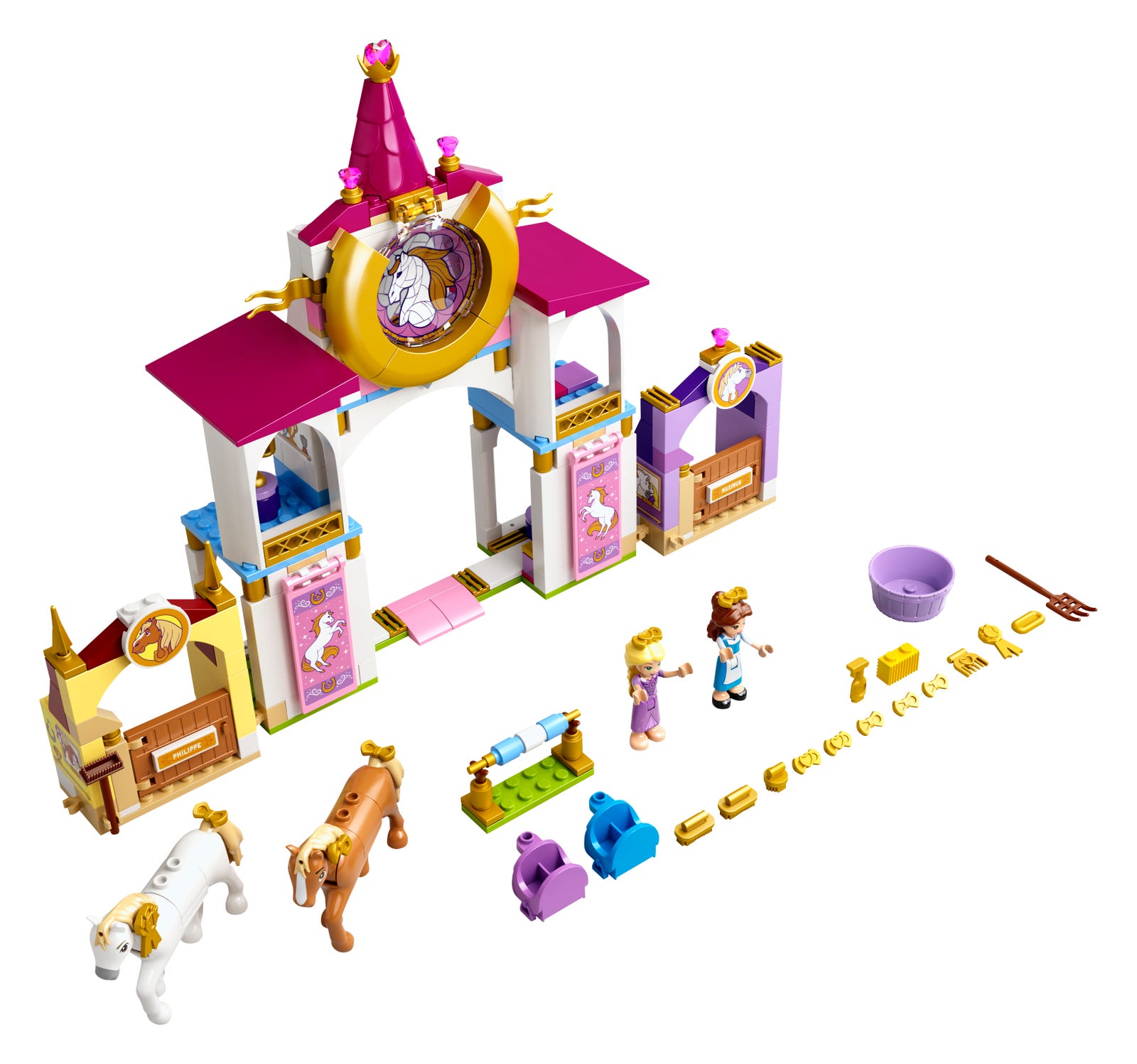 LEGO Establos Reales de Bella y Rapunzel (43195)