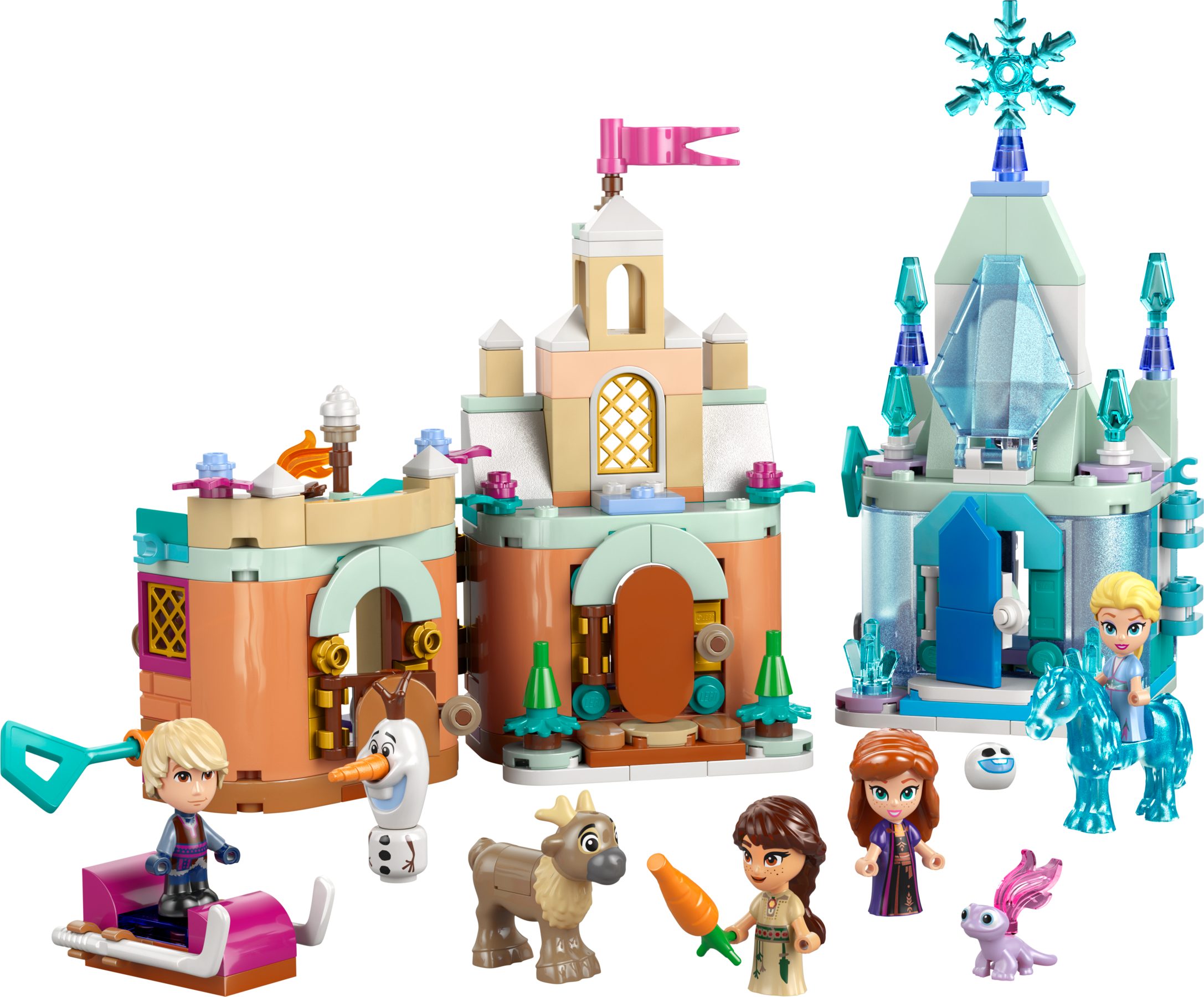 LEGO Mini Castillo de Arendelle y Palacio de Hielo de Elsa (43278)