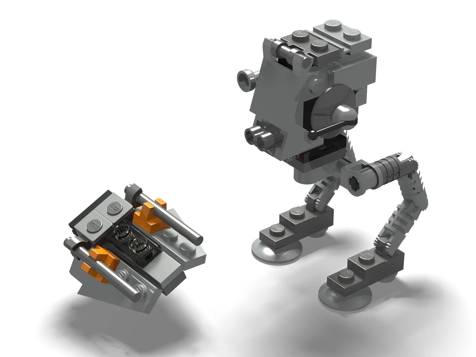 LEGO AT-ST & Snowspeeder - Mini (4486)