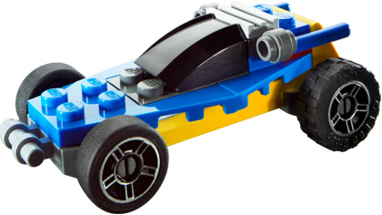 LEGO Blue and Yellow Racer (4949)