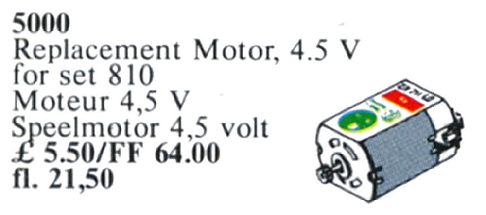 LEGO Replacement 4.5V Motor (5000)