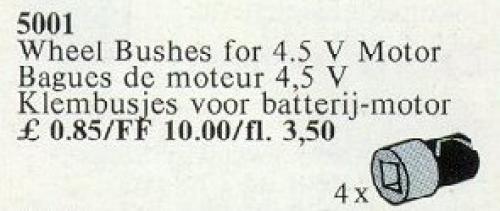 LEGO Wheel Bushes for 4.5V Basic Motor (5001)