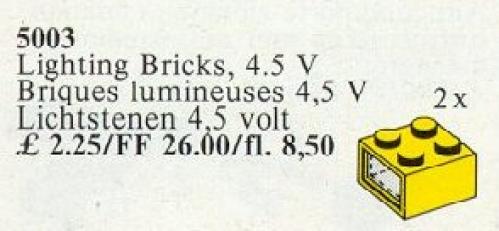 LEGO Light Bricks, 4.5V (5003)