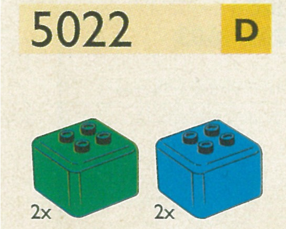 LEGO Bricks with Studs (5022)